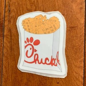 Chick-fil-A fries sticker